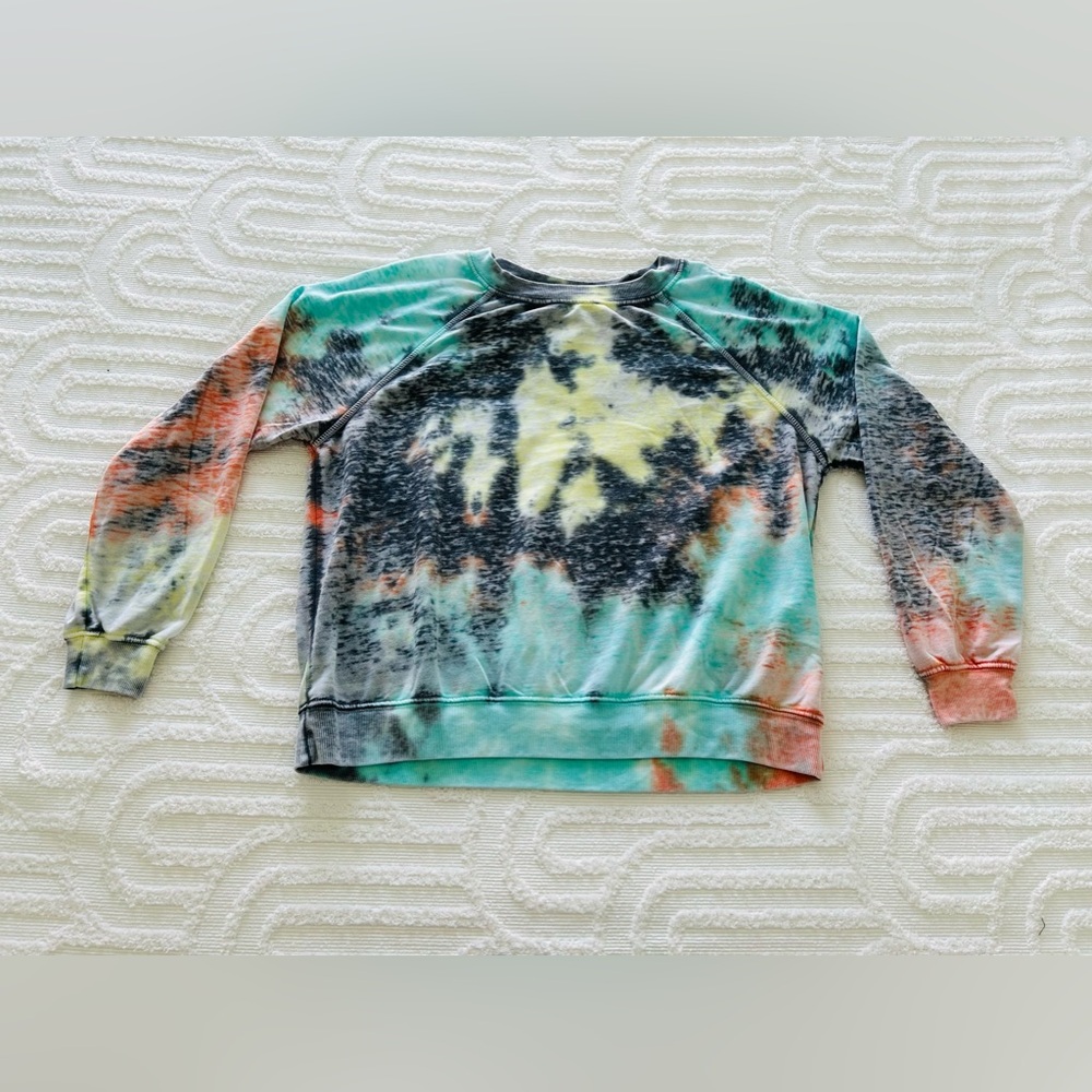 *RECYCLED KARMA Essentials Fall Tie Dye Sweatshirt Small NWOT RK-24 - Picture 5 of 10